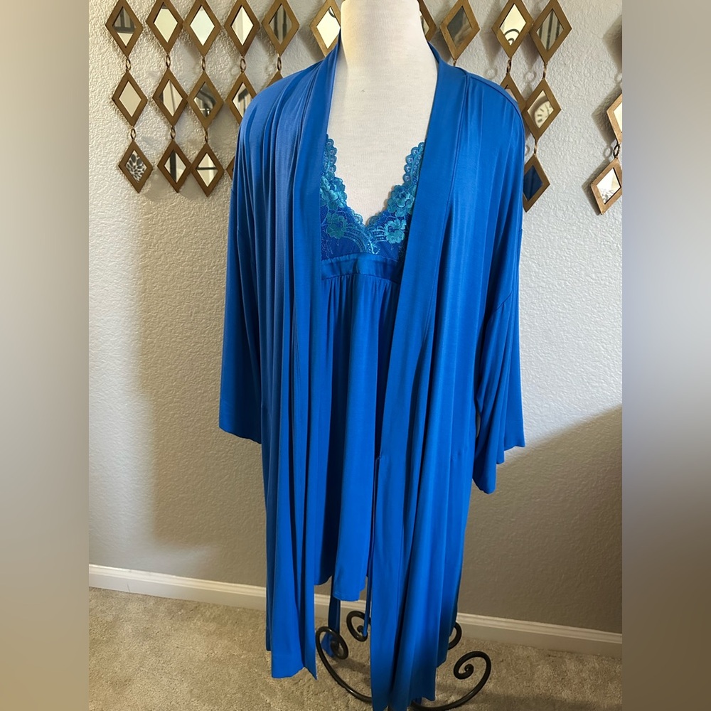 Soma Vibrant Blue Lace Set